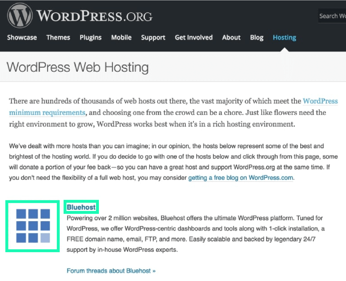 Bluehost教學 ：wordpress.org 認證的虛擬主機公司