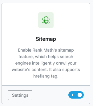 Sitemap 網站地圖功能