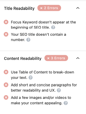 Rank Math SEO 外掛教學：Title ＆ Content Readability（標題＆內容可讀性）