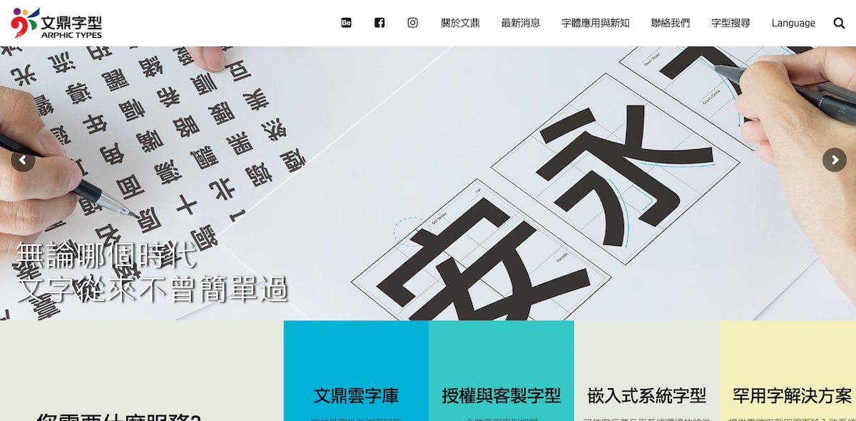 文鼎字型